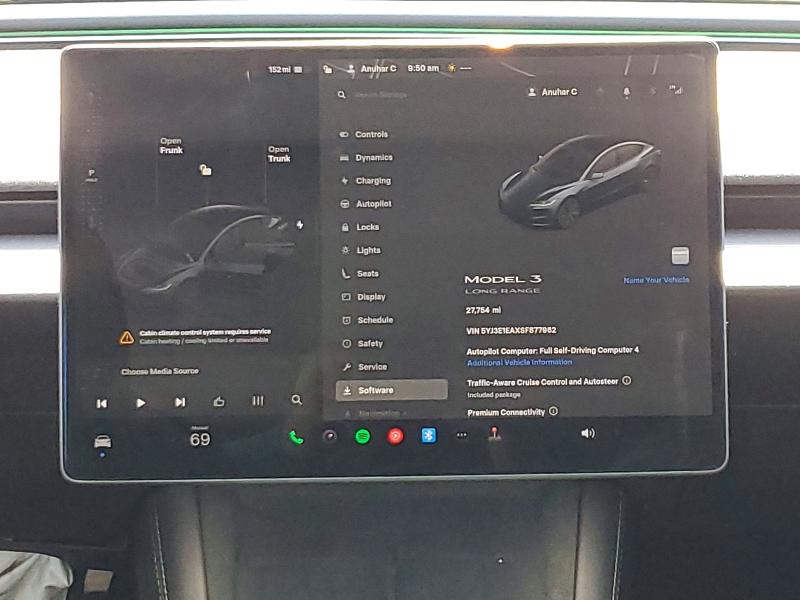 Photo 9 from auction – 2025 TESLA MODEL 3 with VIN 5YJ3E1EAXSF877962