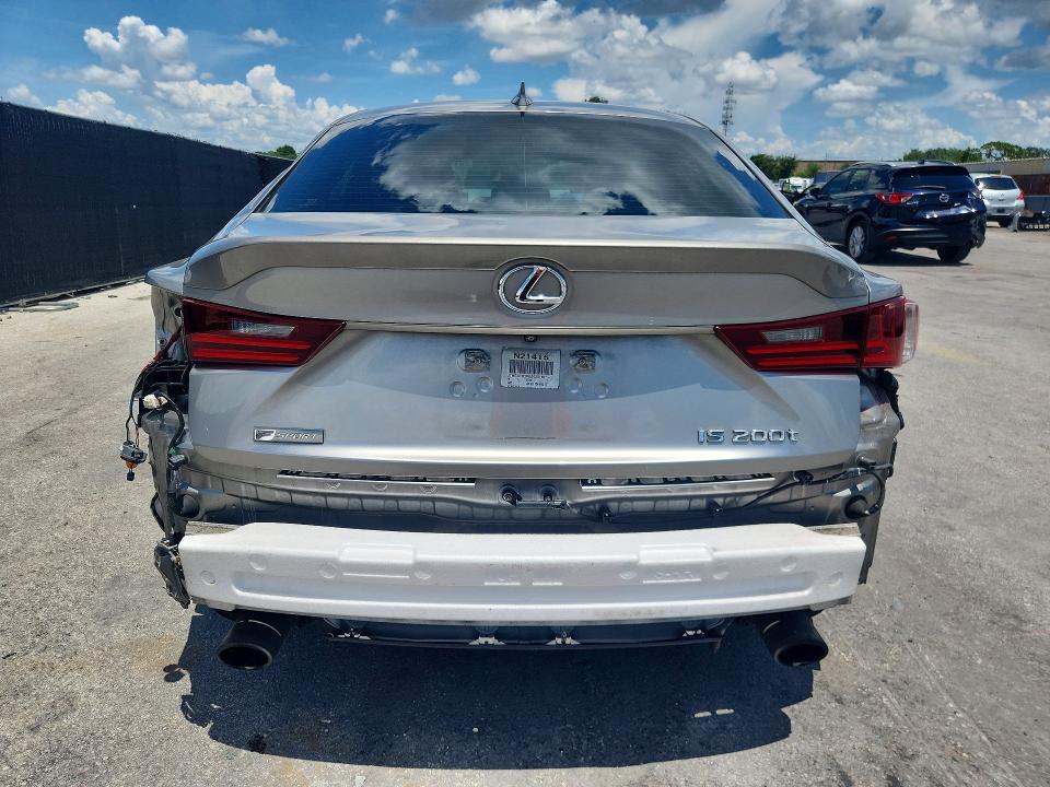 Photo 6 from auction – 2016 LEXUS IS with VIN JTHBA1D29G5033162