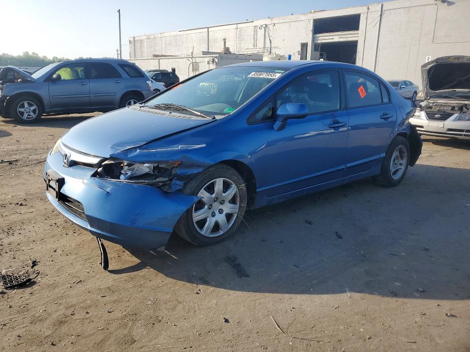 Photo 1 from auction – 2008 HONDA CIVIC with VIN 1HGFA165X8L100425