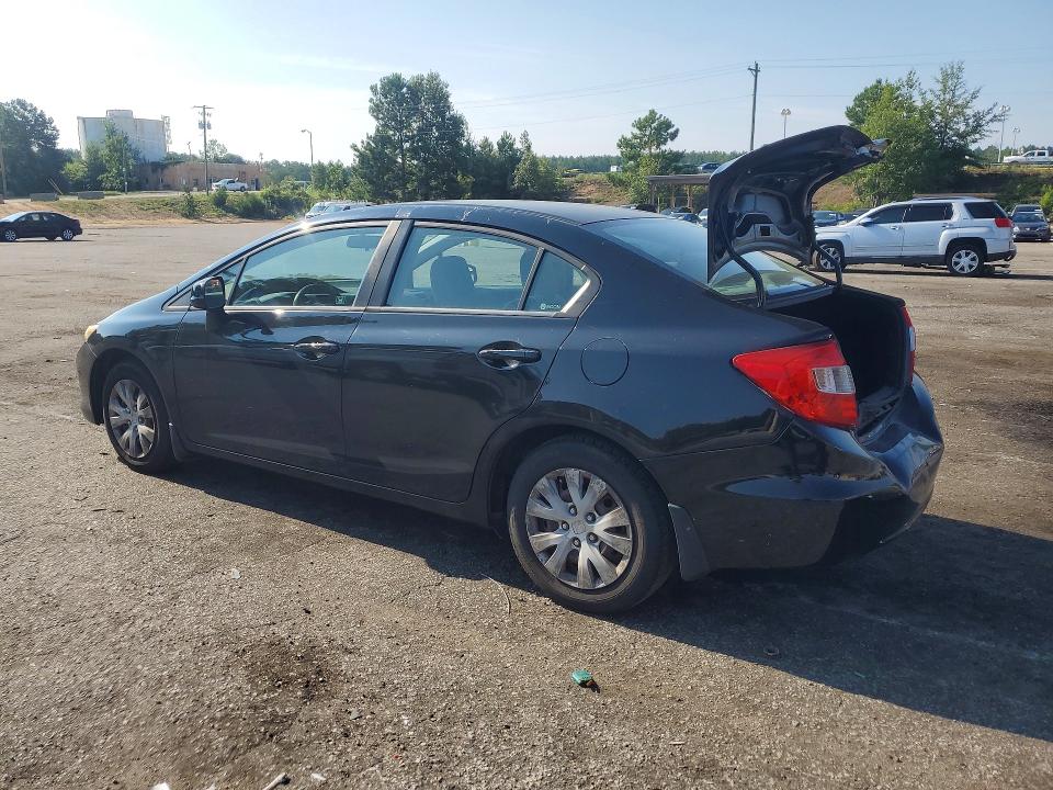 Photo 2 from auction – 2012 HONDA CIVIC with VIN 19XFB2F57CE081013