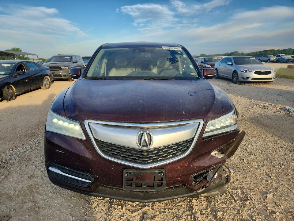 Photo 5 from auction – 2014 ACURA MDX with VIN 5FRYD4H49EB046682
