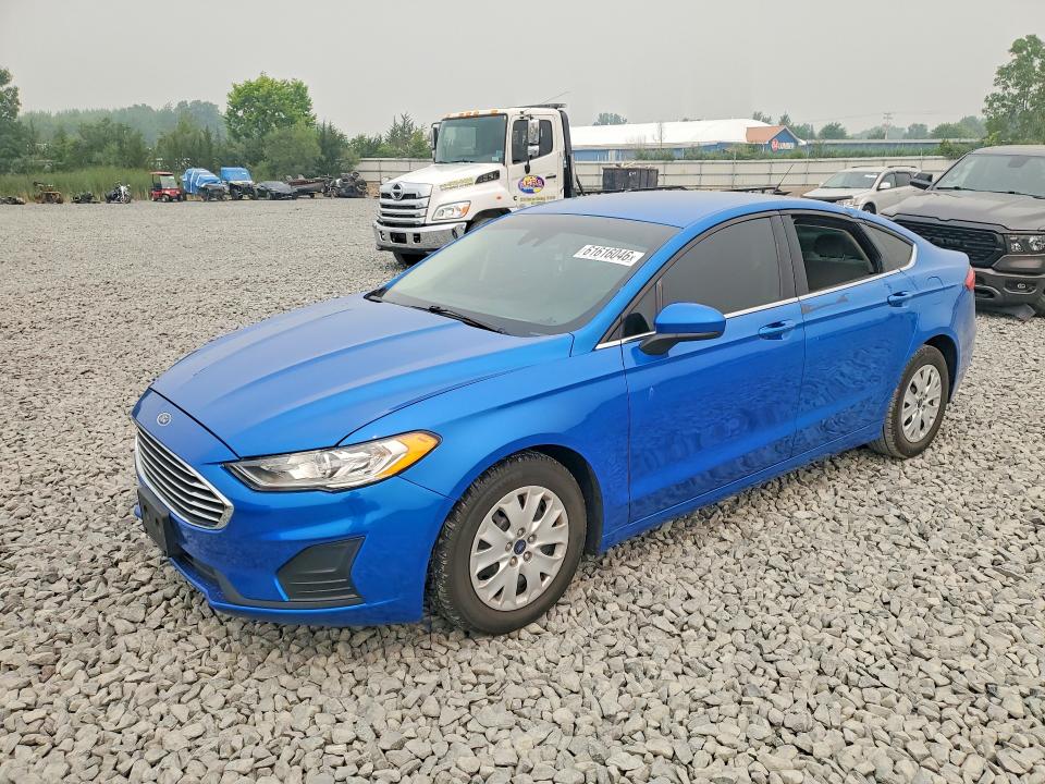 FORD FUSION 2019 with VIN 3FA6P0G73KR283821 - Photo from auction