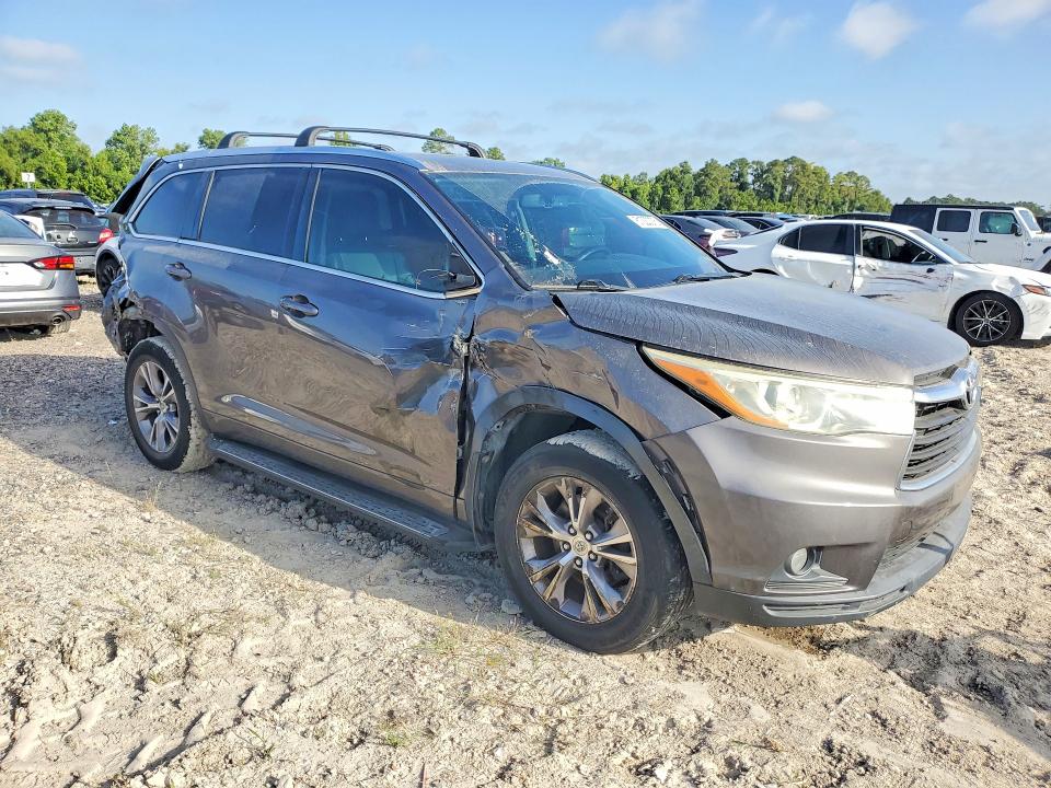 Photo 4 from auction – 2015 TOYOTA HIGHLANDER with VIN 5TDKKRFH9FS074625