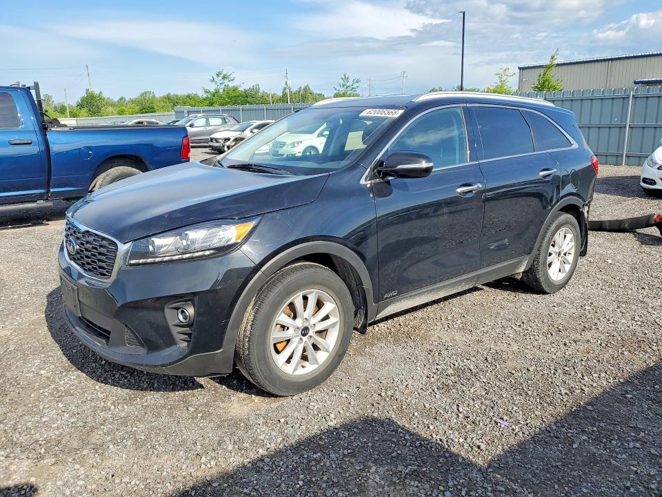 KIA SORENTO 2019 with VIN 5XYPGDA50KG588281 - Photo from auction