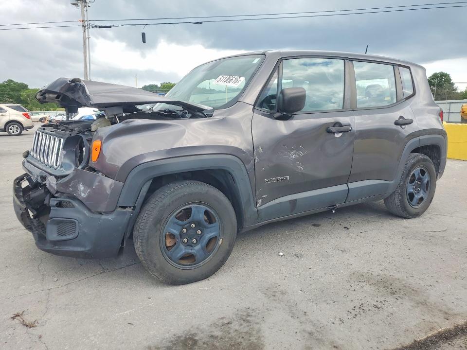 Photo 1 from auction – 2017 JEEP RENEGADE with VIN ZACCJAAH8HPF73416