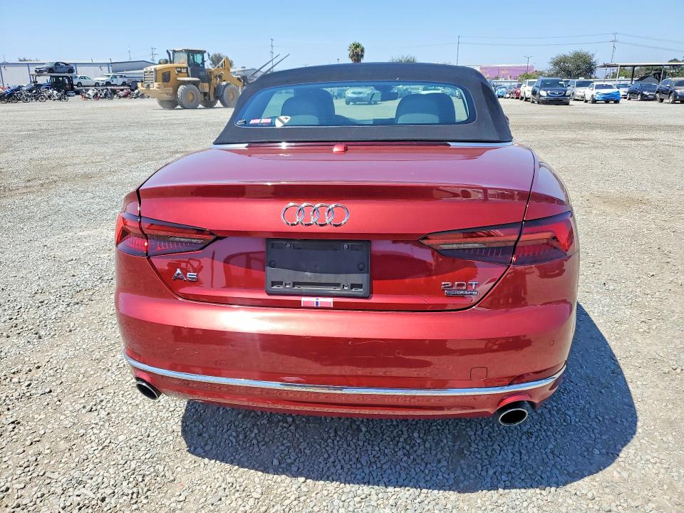 Photo 6 from auction – 2018 AUDI A5 with VIN WAUYNGF51JN012725