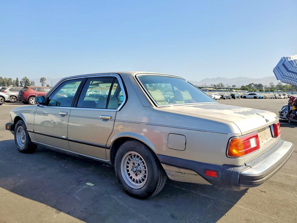 Photo 2 from auction – 1985 BMW 735 with VIN WBAFH8408F0637784
