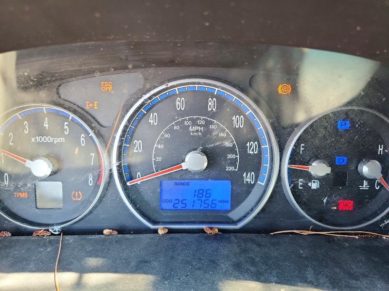 Photo 9 from auction – 2008 HYUNDAI SANTA FE with VIN 5NMSH73E38H218737