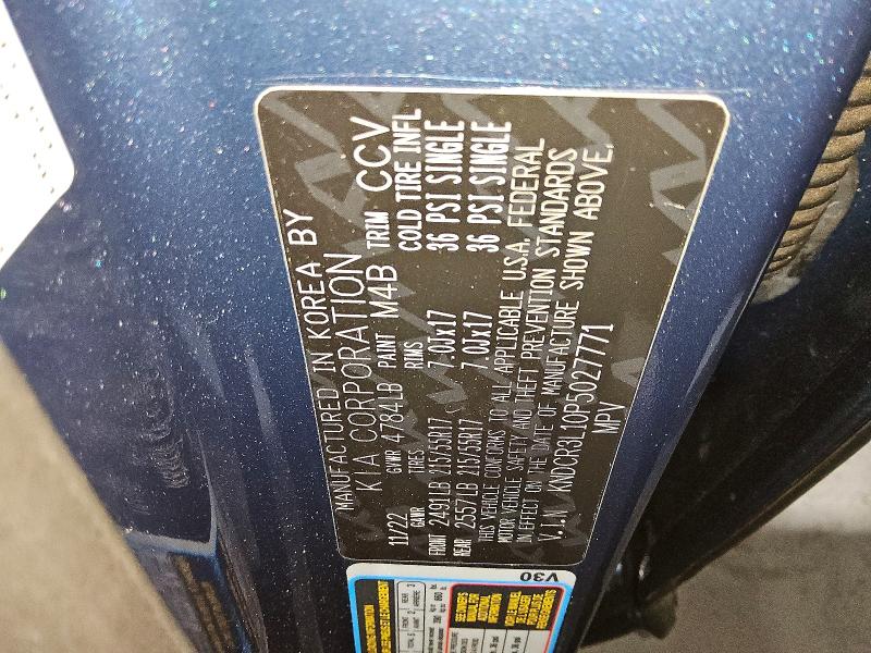 Photo 14 from auction – 2023 KIA NIRO with VIN KNDCR3L10P5027771