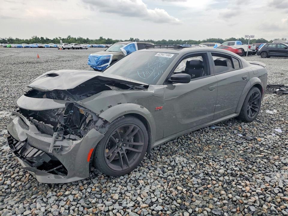 DODGE CHARGER 2023 with VIN 2C3CDXGJ2PH672838 - Photo from auction