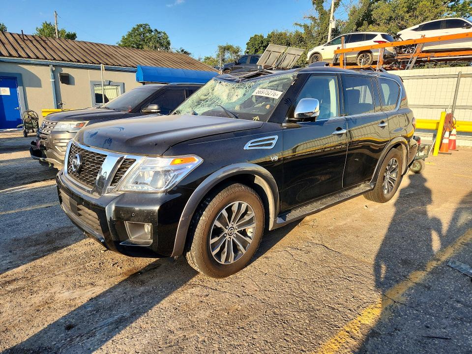 NISSAN ARMADA 2018 with VIN JN8AY2ND7JX000790 - Photo from auction