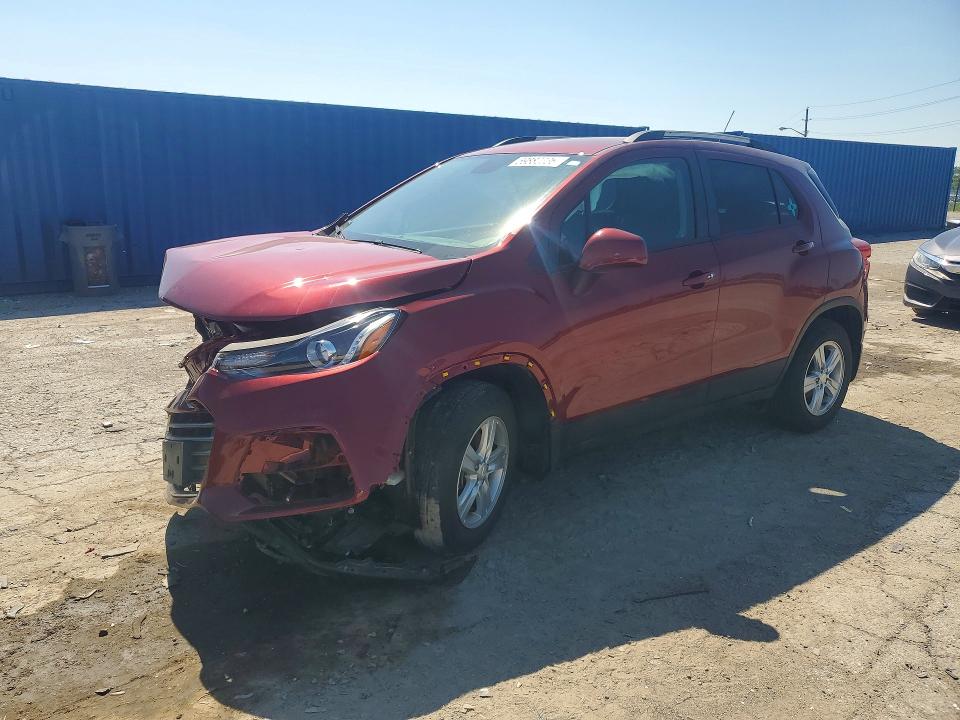 CHEVROLET TRAX 2021 with VIN KL7CJPSB2MB356734 - Photo from auction