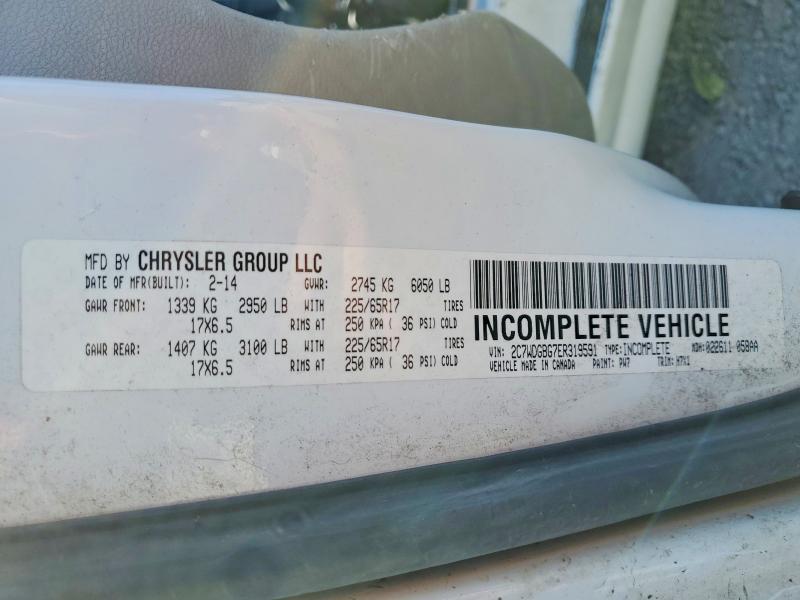 Photo 14 from auction – 2014 DODGE GRAND CARAVAN with VIN 2C7WDGBG7ER319591