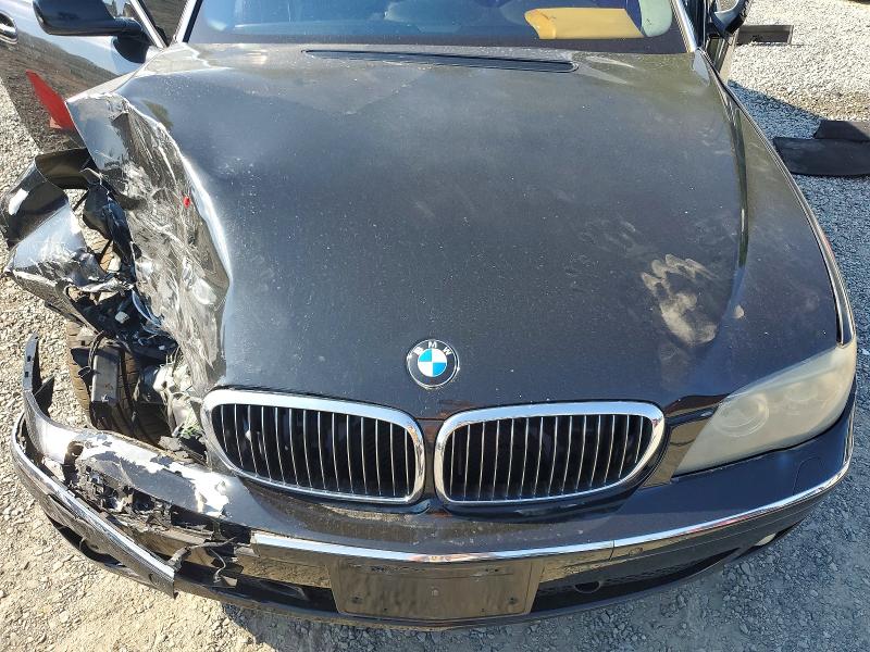 Photo 11 from auction – 2007 BMW 760 with VIN WBAHN03537DD98724