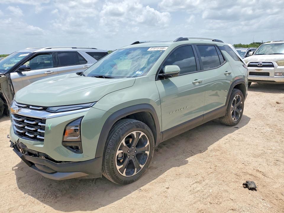 CHEVROLET EQUINOX 2025 with VIN 3GNAXHEG7SL155761 - Photo from auction