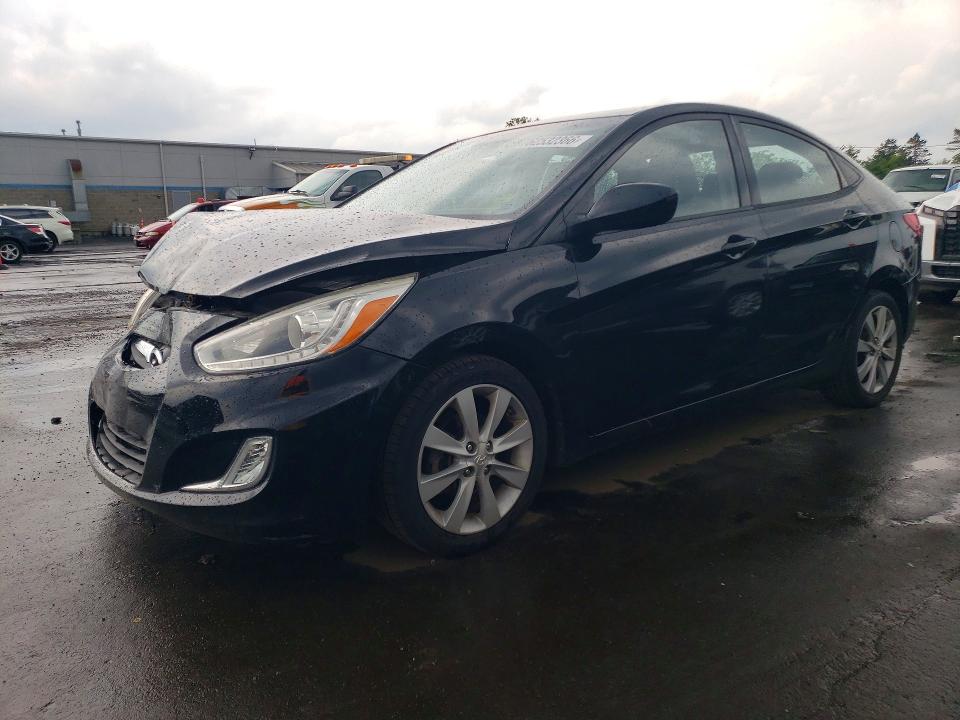 HYUNDAI ACCENT 2014 with VIN KMHCU4AE8EU762104 - Photo from auction