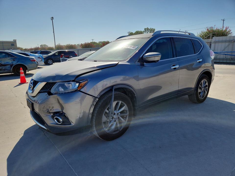 NISSAN ROGUE 2016 with VIN KNMAT2MT1GP701448 - Photo from auction