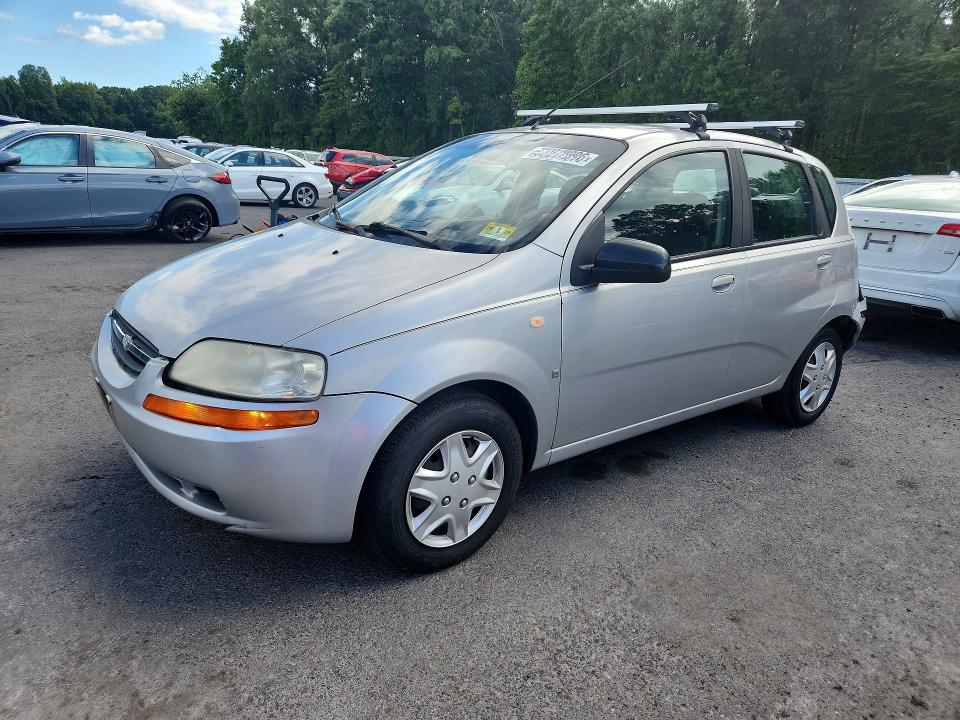 CHEVROLET AVEO 2008 with VIN KL1TD66678B157760 - Photo from auction