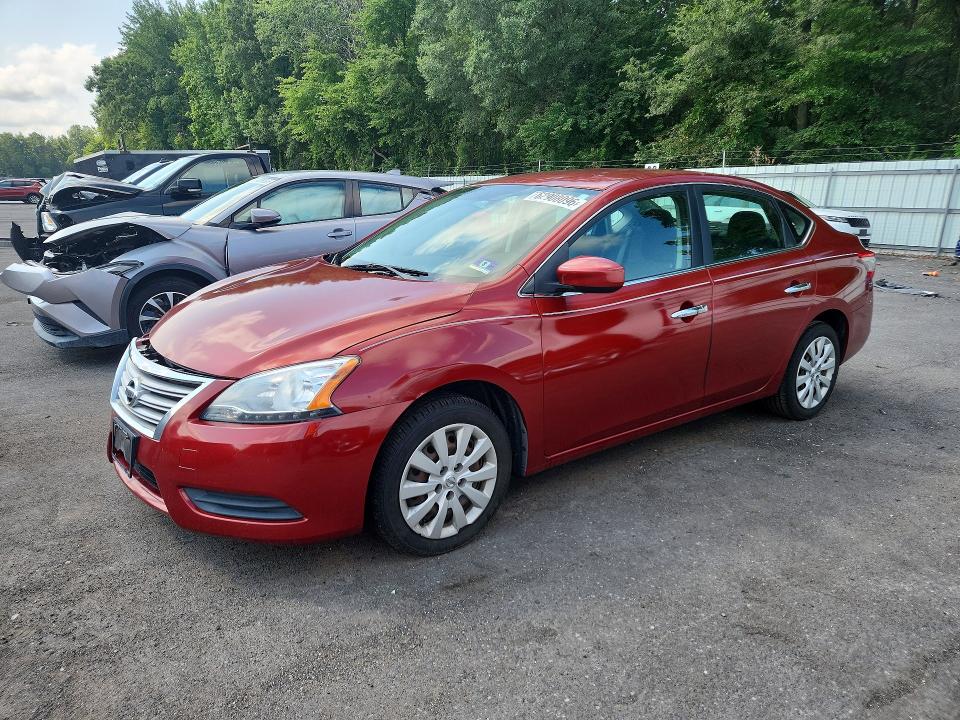 Photo 1 from auction – 2015 NISSAN SENTRA with VIN 3N1AB7AP9FY233119