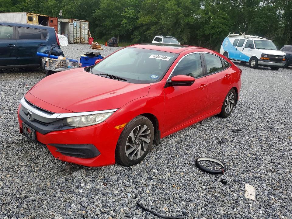 Foto 1 de la subasta – 2016 HONDA CIVIC con VIN 2HGFC2F7XGH556678