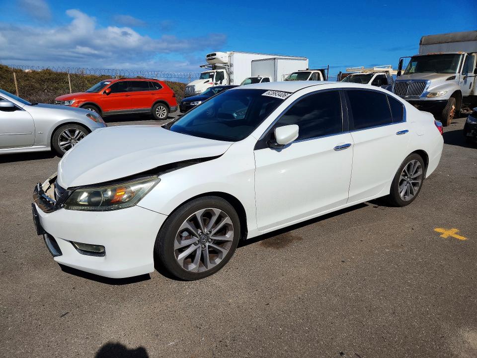 HONDA ACCORD 2013 with VIN 1HGCR2F57DA142588 - Photo from auction