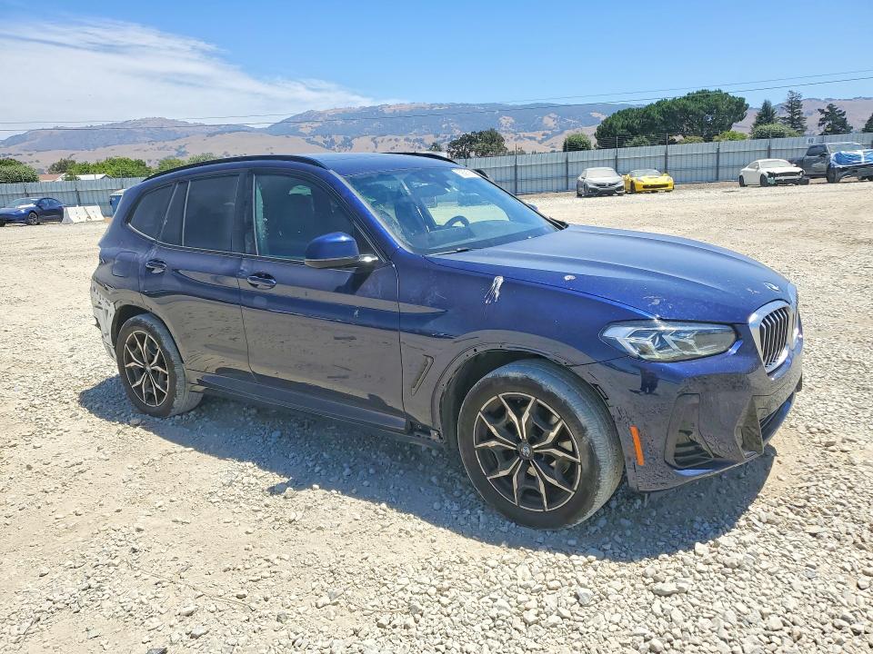 Photo 4 from auction – 2022 BMW X3 with VIN 5UX53DP02N9M75631