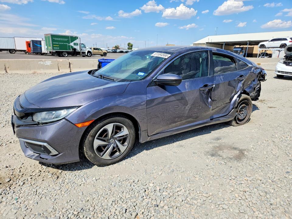HONDA CIVIC 2020 with VIN 19XFC2F64LE006100 - Photo from auction