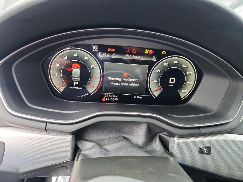 Photo 9 from auction – 2025 AUDI A5 with VIN WAUDACF55SA007796