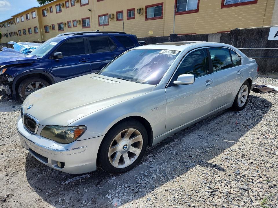 BMW 750 2006 with VIN WBAHN83556DT60972 - Photo from auction
