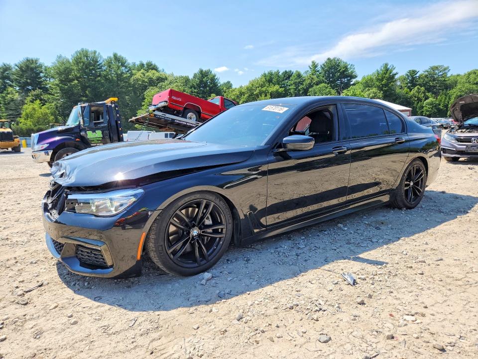 BMW 740 2019 with VIN WBA7E4C57KGV70292 - Photo from auction