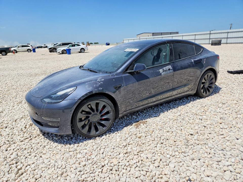 TESLA MODEL 3 2021 with VIN 5YJ3E1EC8MF020446 - Photo from auction