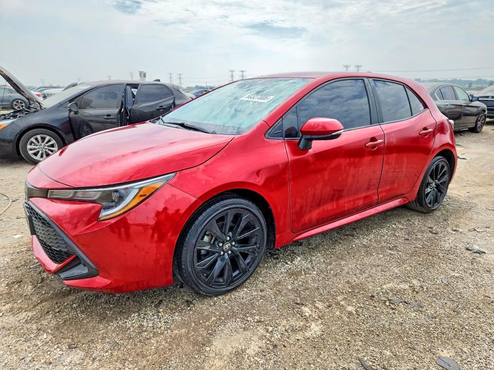 TOYOTA COROLLA HATCHBACK 2021 with VIN JTNB4MBE5M3118266 - Photo from auction