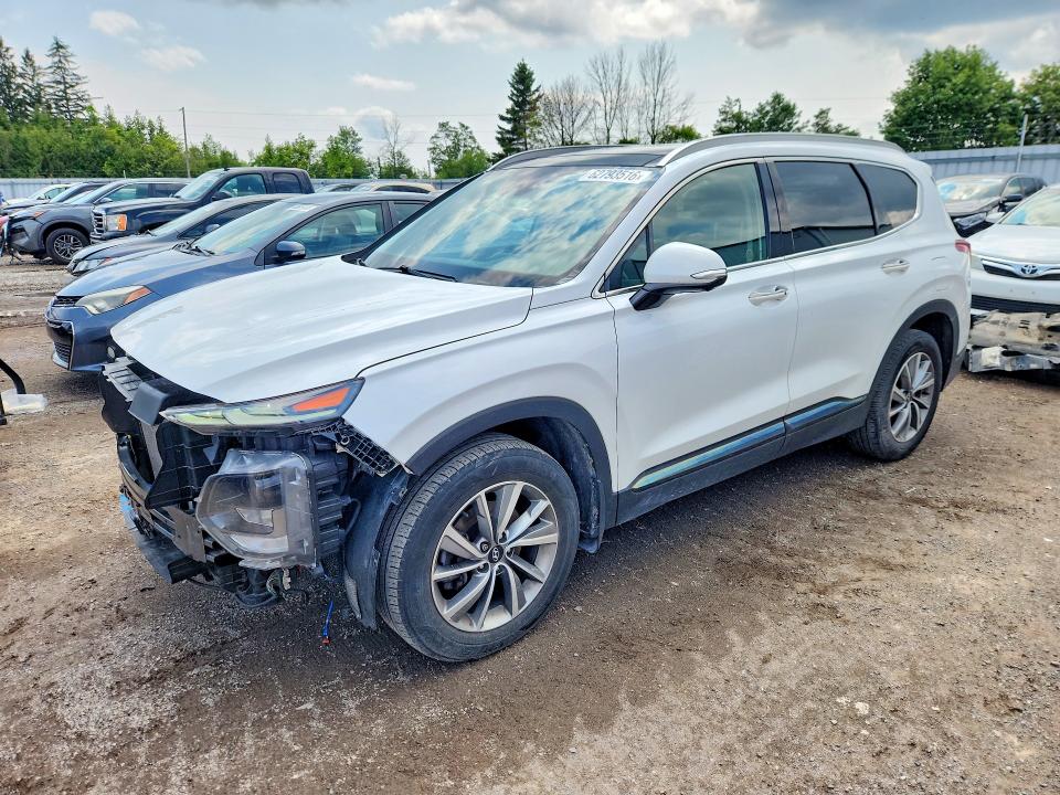 HYUNDAI SANTA FE 2020 with VIN 5NMS3CAA3LH239488 - Photo from auction