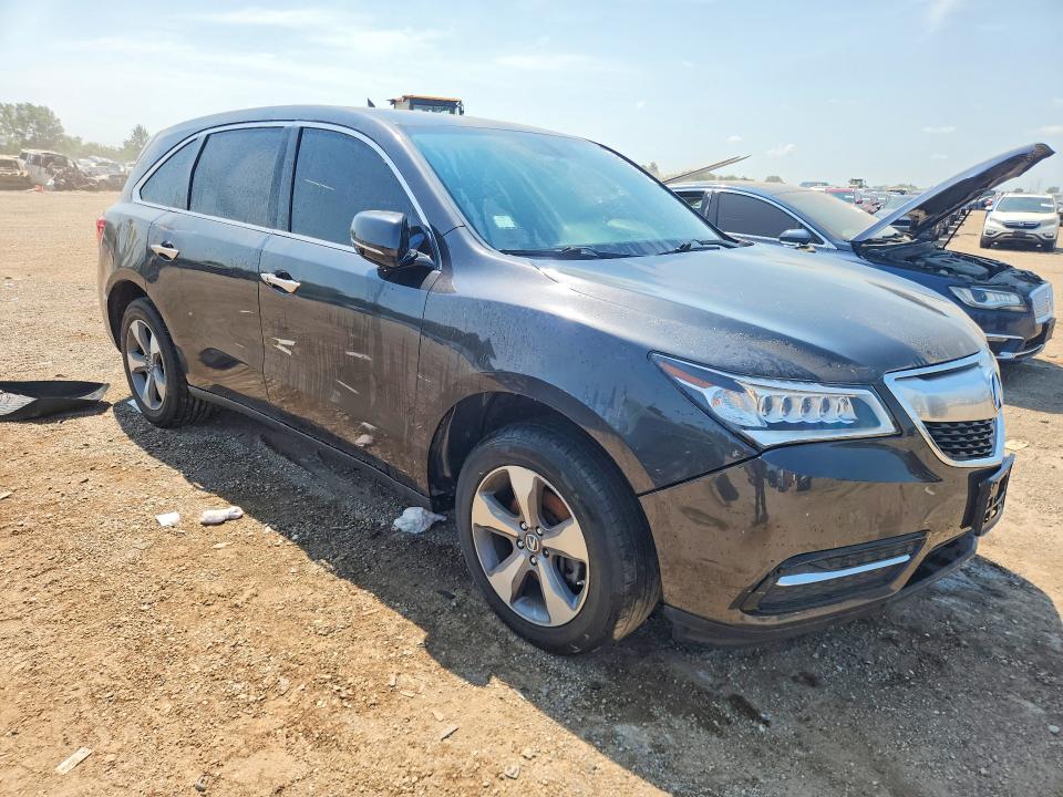 Foto 4 de la subasta – 2016 ACURA MDX con VIN 5FRYD4H23GB021391