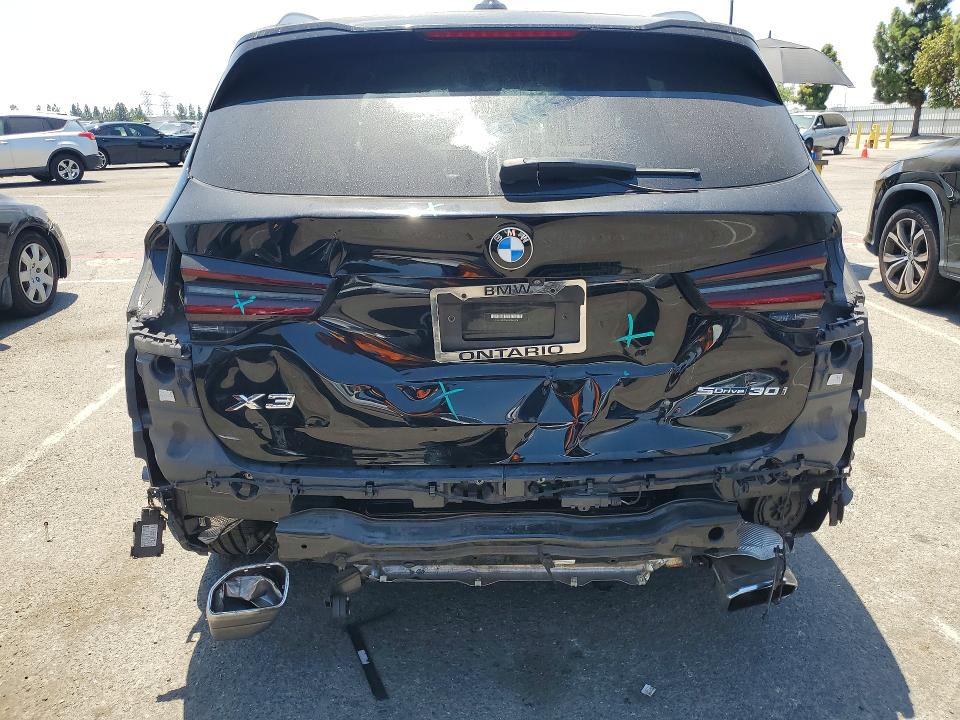 Photo 6 from auction – 2022 BMW X3 with VIN 5UX43DP00N9K60874