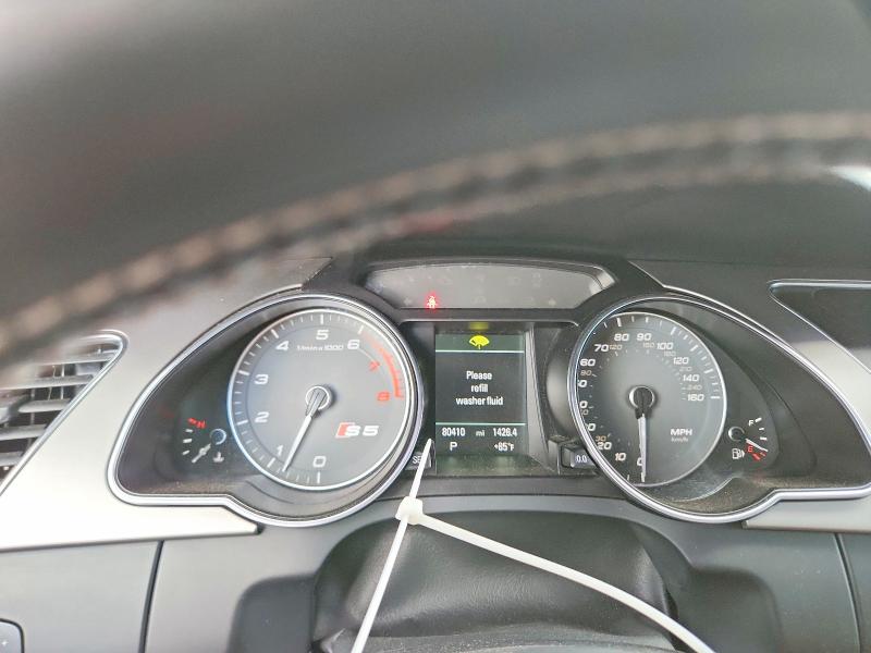 Photo 9 from auction – 2013 AUDI S5 with VIN WAUCGAFR3DA007008