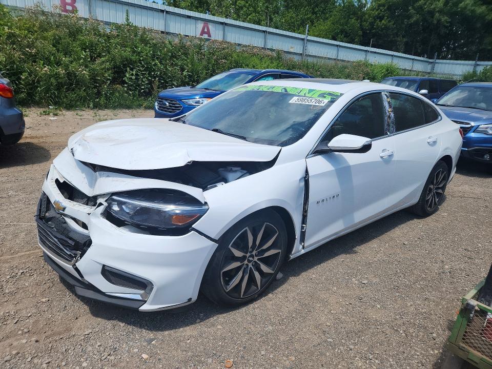 CHEVROLET MALIBU 2018 with VIN 1G1ZD5ST5JF205014 - Photo from auction