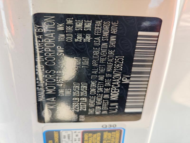 Photo 14 from auction – 2021 KIA SELTOS with VIN KNDEPCAA2M7136251