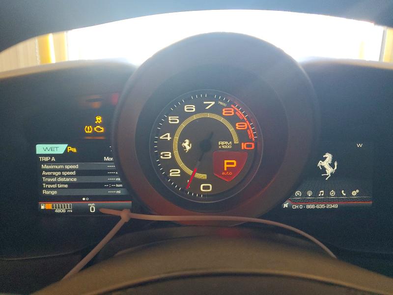 Photo 9 from auction – 2022 FERRARI F8 SPIDER with VIN ZFF93LMA1N0276411