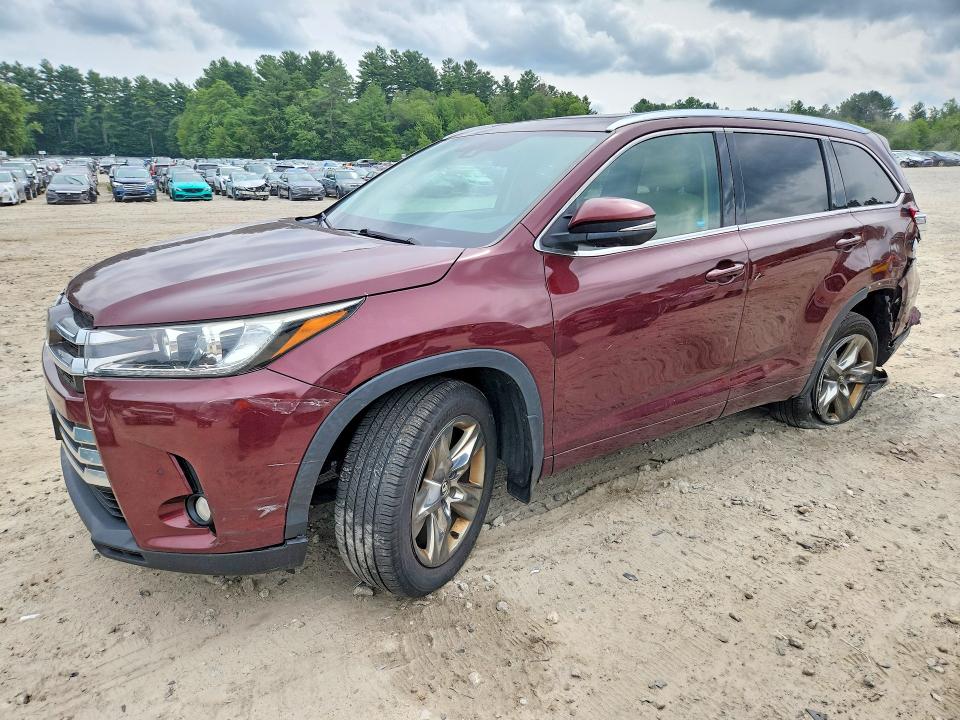 TOYOTA HIGHLANDER 2017 with VIN 5TDDZRFH4HS456729 - Photo from auction