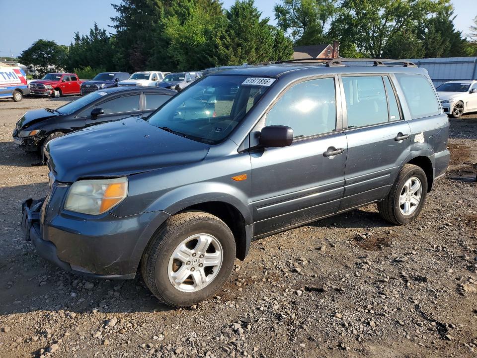 HONDA PILOT 2006 with VIN 5FNYF28166B036764 - Photo from auction