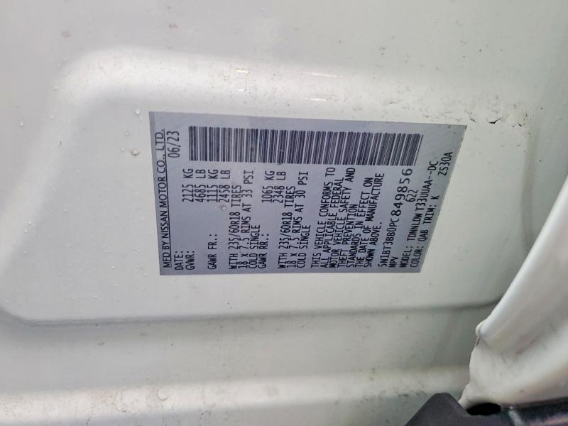Photo 14 from auction – 2023 NISSAN ROGUE with VIN 5N1BT3BB0PC849856