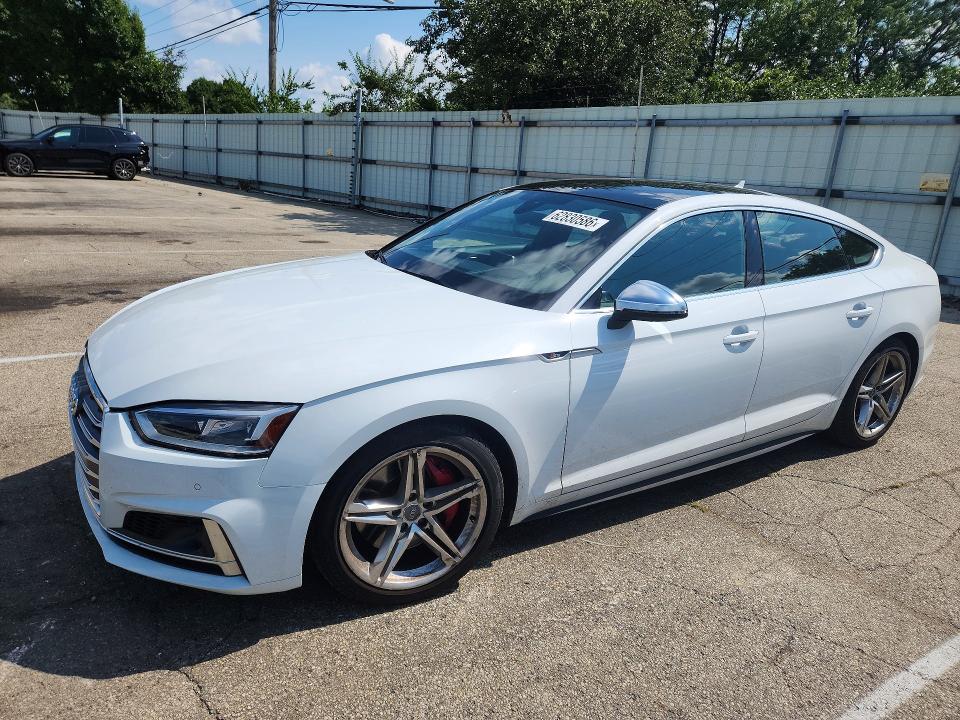 AUDI S5 2018 with VIN WAUC4CF5XJA132505 - Photo from auction