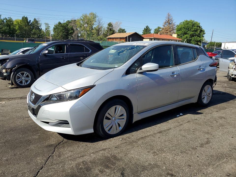 NISSAN LEAF 2022 with VIN 1N4AZ1BV8NC555220 - Photo from auction