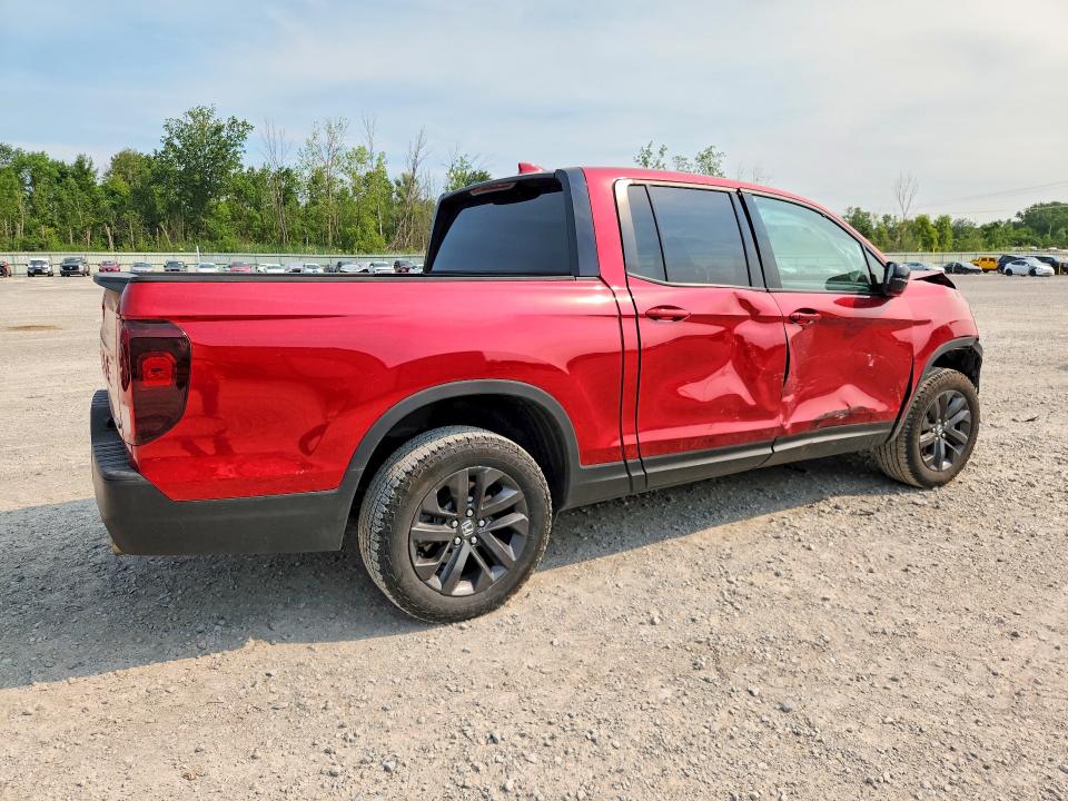 Photo 3 from auction – 2025 HONDA RIDGELINE with VIN 5FPYK3F11SB030909