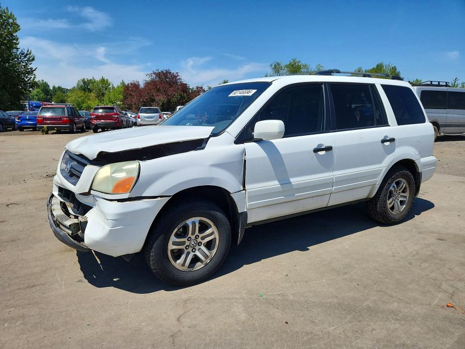 HONDA PILOT 2004 with VIN 2HKYF18514H548203 - Photo from auction