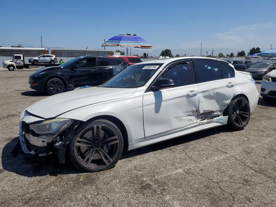 BMW 335 2015 with VIN WBA3A9G50FNT09492 - Photo from auction