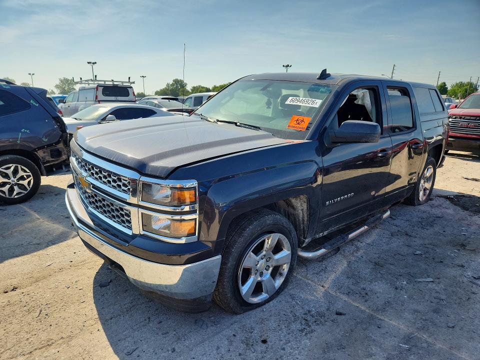 CHEVROLET SILVERADO 2015 with VIN 1GCVKREC5FZ437682 - Photo from auction