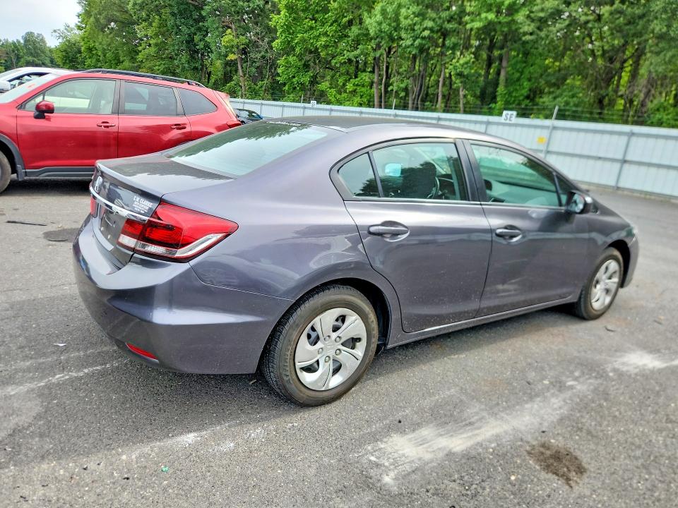 Photo 3 from auction – 2014 HONDA CIVIC with VIN 2HGFB2F50EH541332