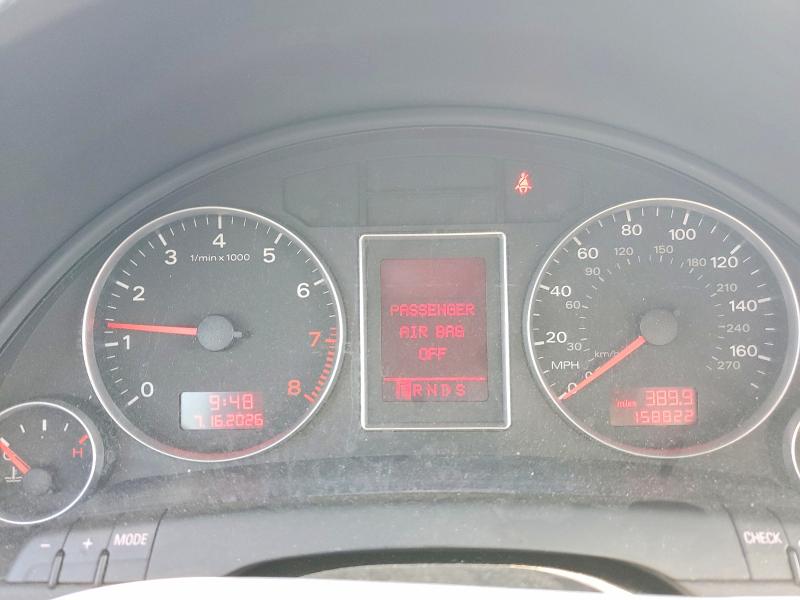 Photo 9 from auction – 2006 AUDI A4 with VIN WAUDF78E56A239276